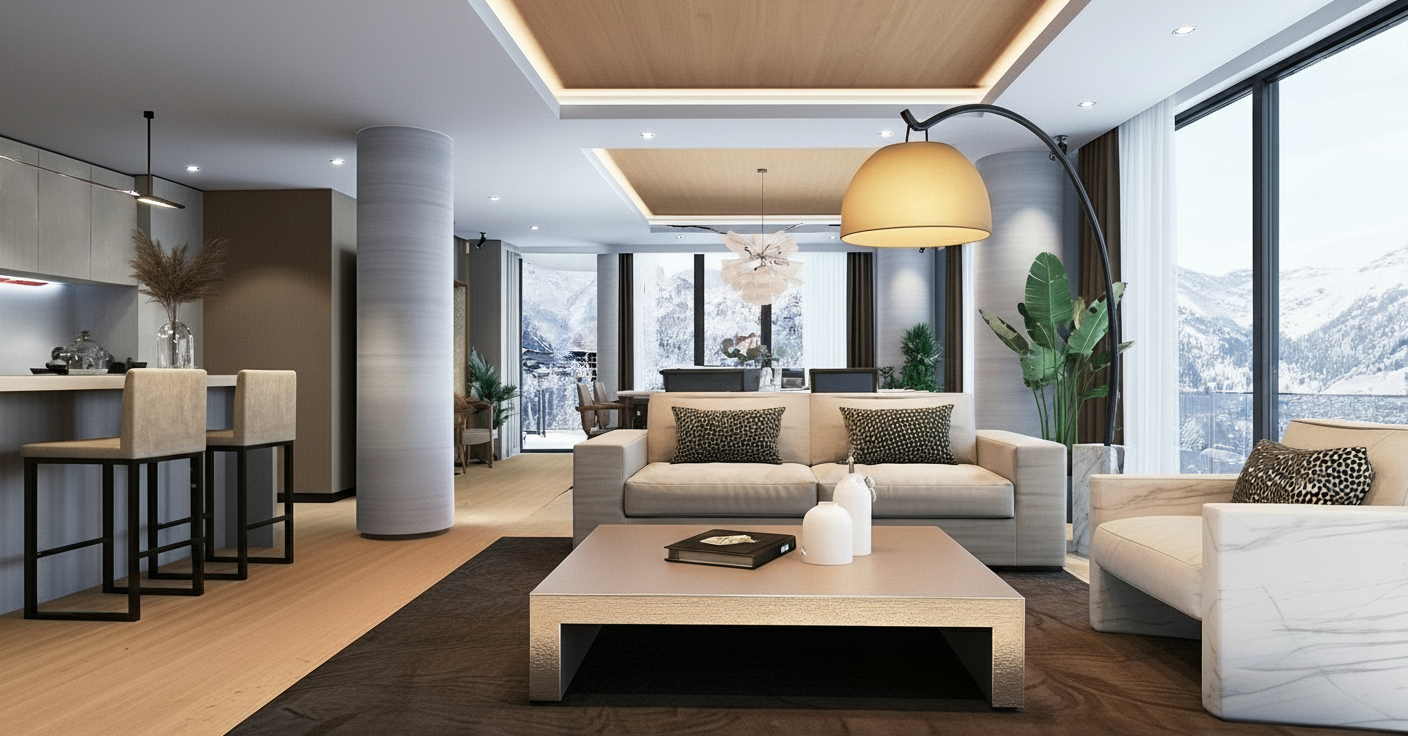 Suite de Soleil Living Room