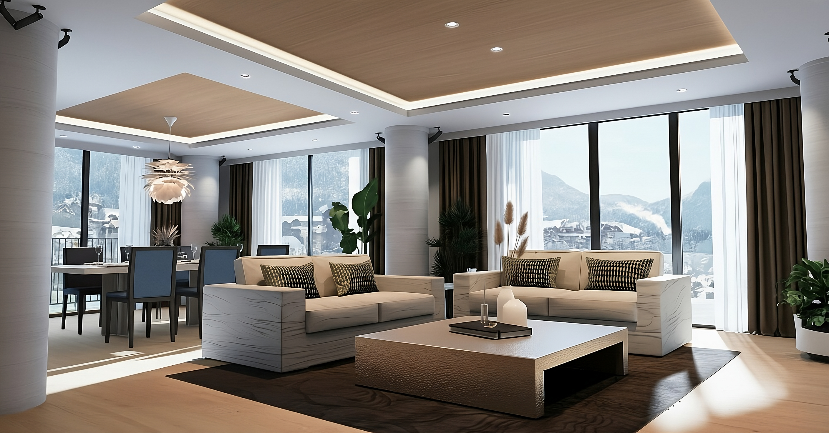 Suite de Soleil Living Room